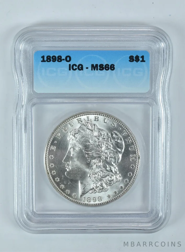 1898-O Morgan Silver Dollar MS66 ICG
