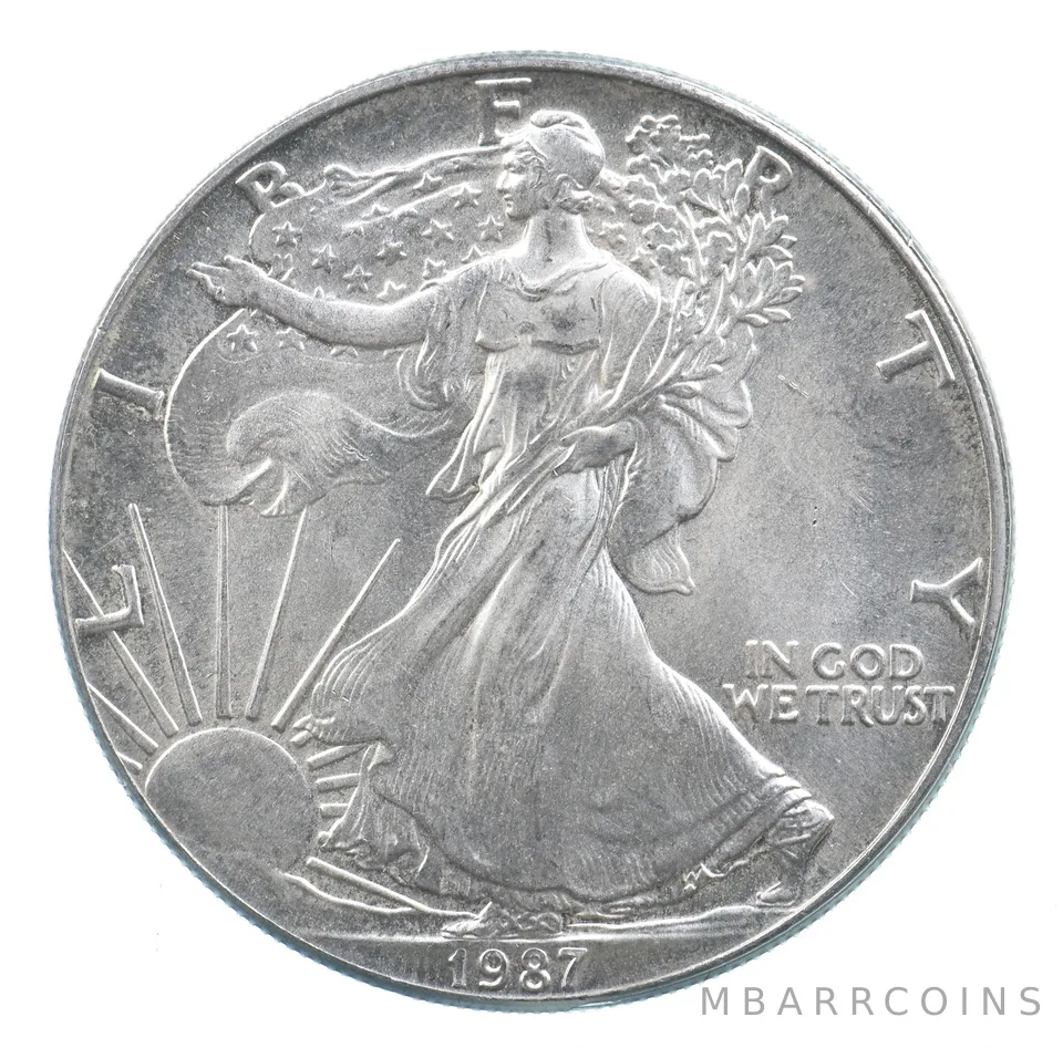 Better Date 1987 American Silver Eagle 1 Troy Oz .999 Fine Silver *774