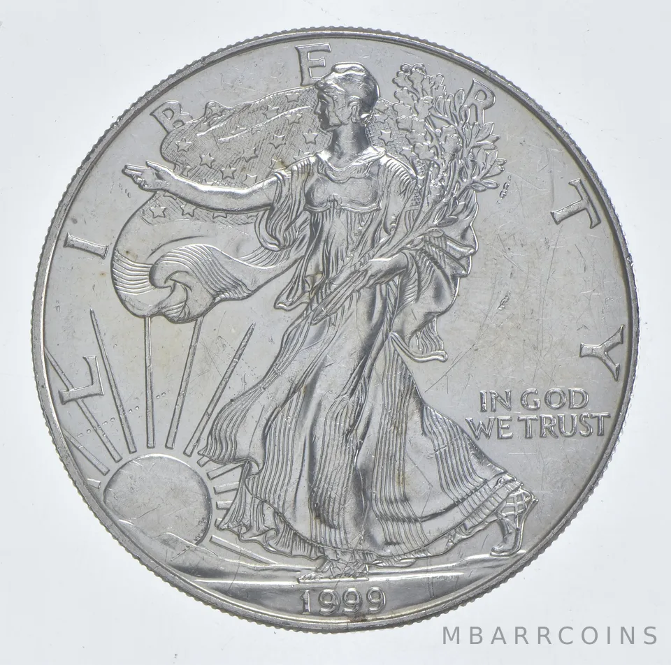 Better Date 1999 American Silver Eagle 1 Troy Oz .999 Fine Silver *133