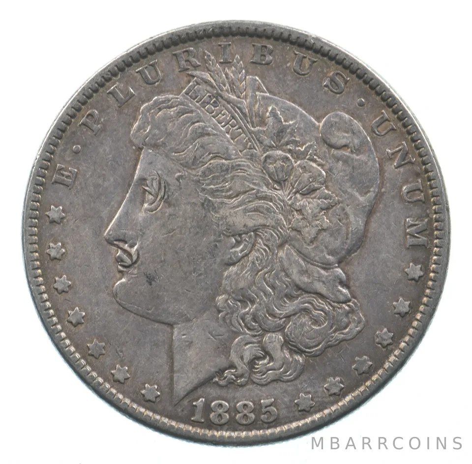 Early - 1885 Morgan Silver Dollar - 90% US Coin *850