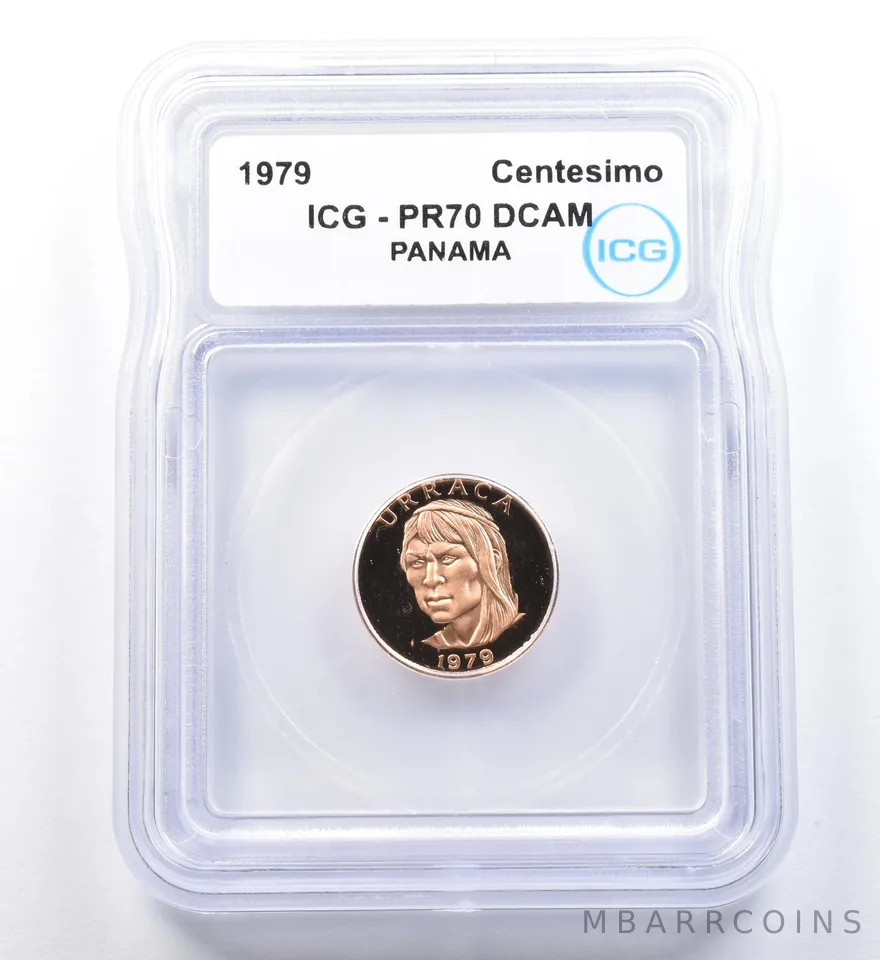 1979 Panama Centesimo PR70 DCAM ICG a1112