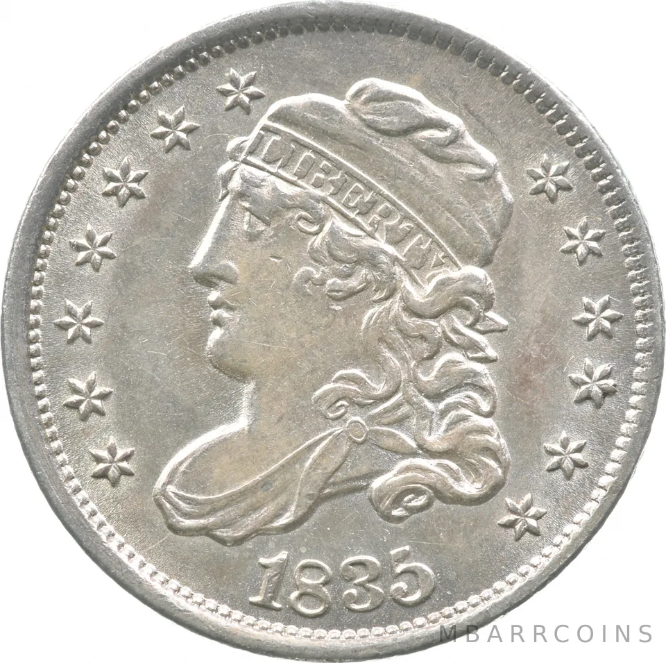 1835 Capped Bust Half Dime a9041