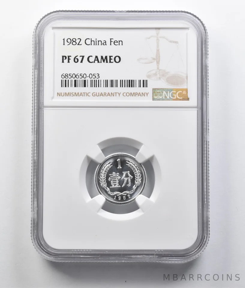 1982 China Fen PF67 Cameo NGC *7107