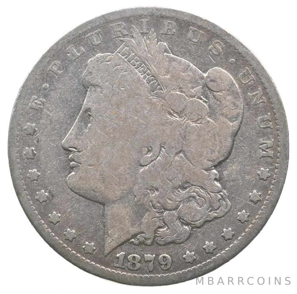 1879-S Reverse REV Of 78 1878 Morgan Silver Dollar *3635