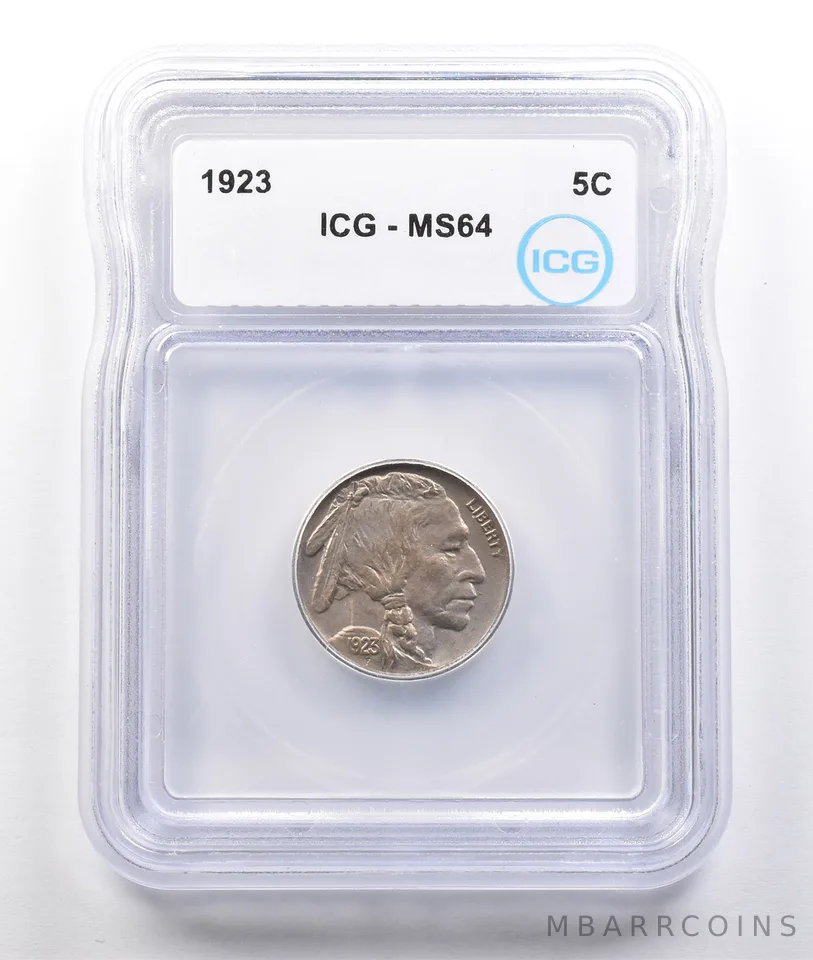 1923 Indian Head Buffalo Nickel MS64 ICG *3763