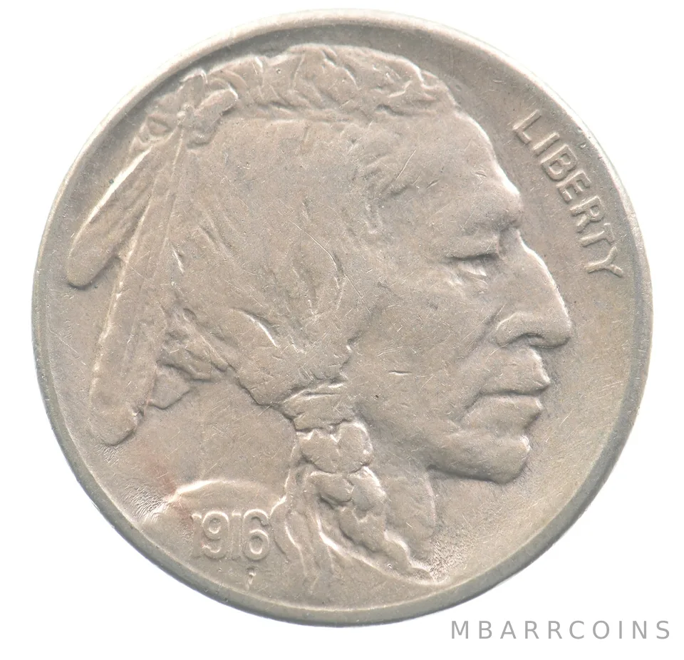 1916-S Indian Head Buffalo Nickel *9368