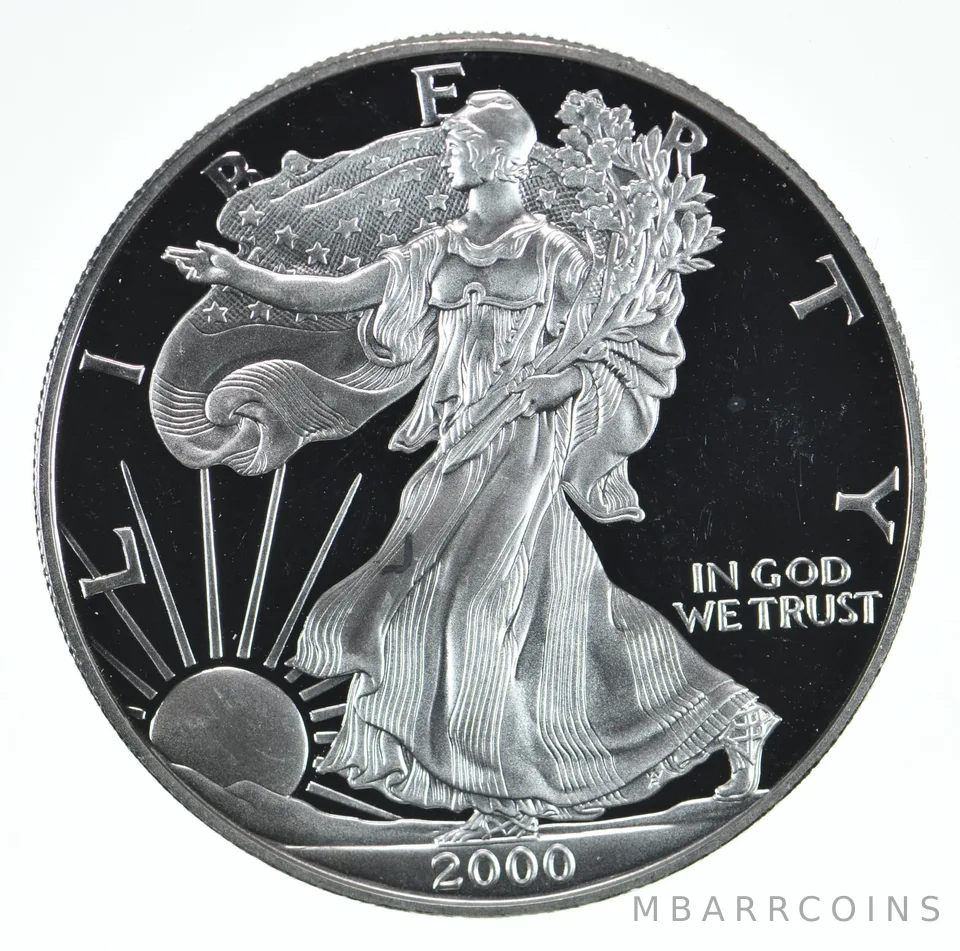 2000-P American Silver Eagle Proof Coin 1 Oz