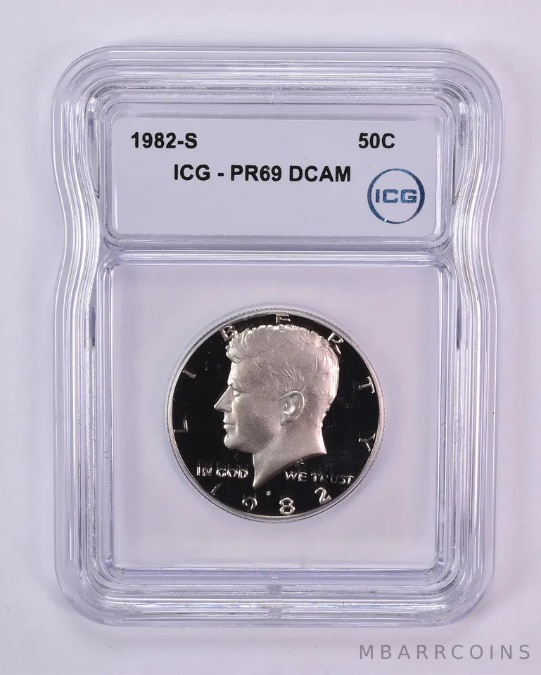 1982-S Kennedy Half Dollar PR69 DCAM ICG