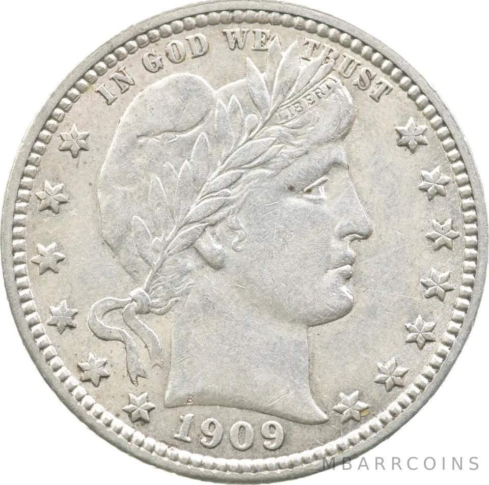 1909-D Barber Quarter *8924