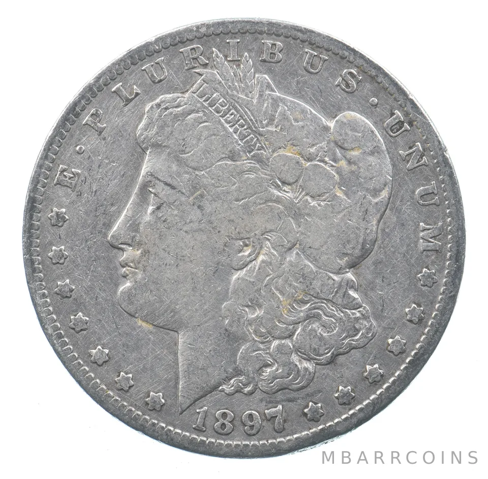 Early - 1897-S Morgan Silver Dollar - 90% US Coin *031