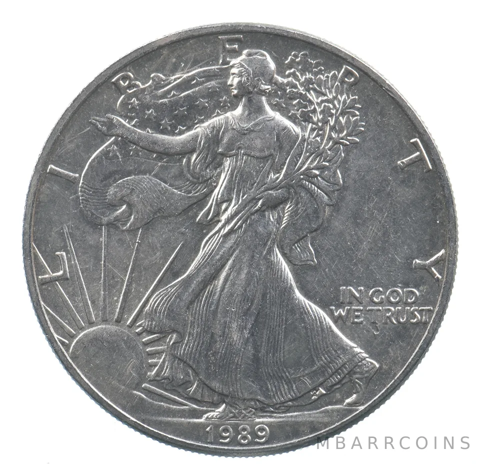 Better Date 1989 American Silver Eagle 1 Troy Oz .999 Fine Silver *631