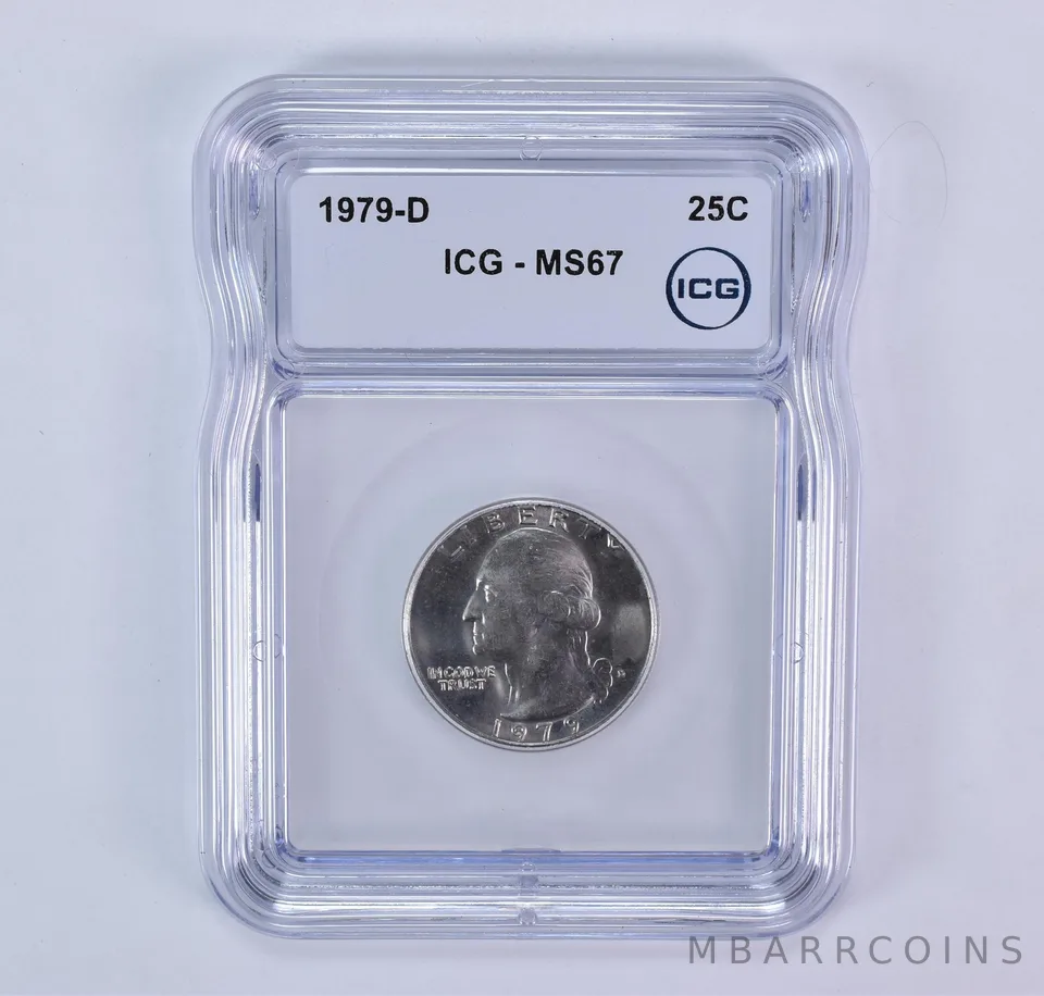 1979-D Washington Quarter MS67 ICG