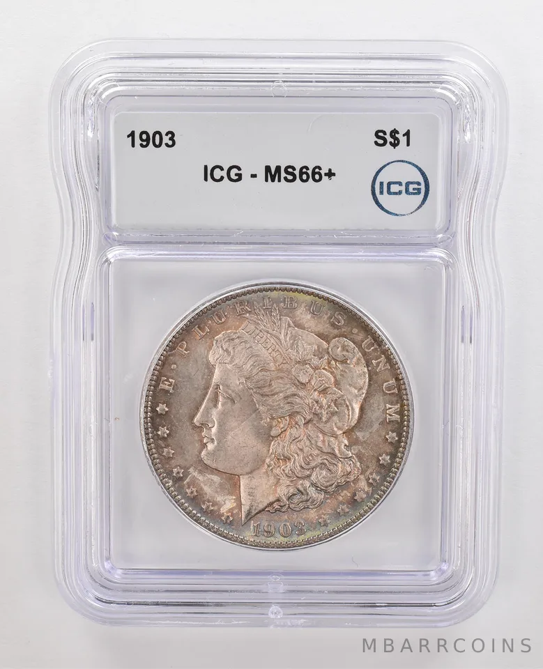 1903 Morgan Silver Dollar MS66+ ICG Beautiful Tone *4364