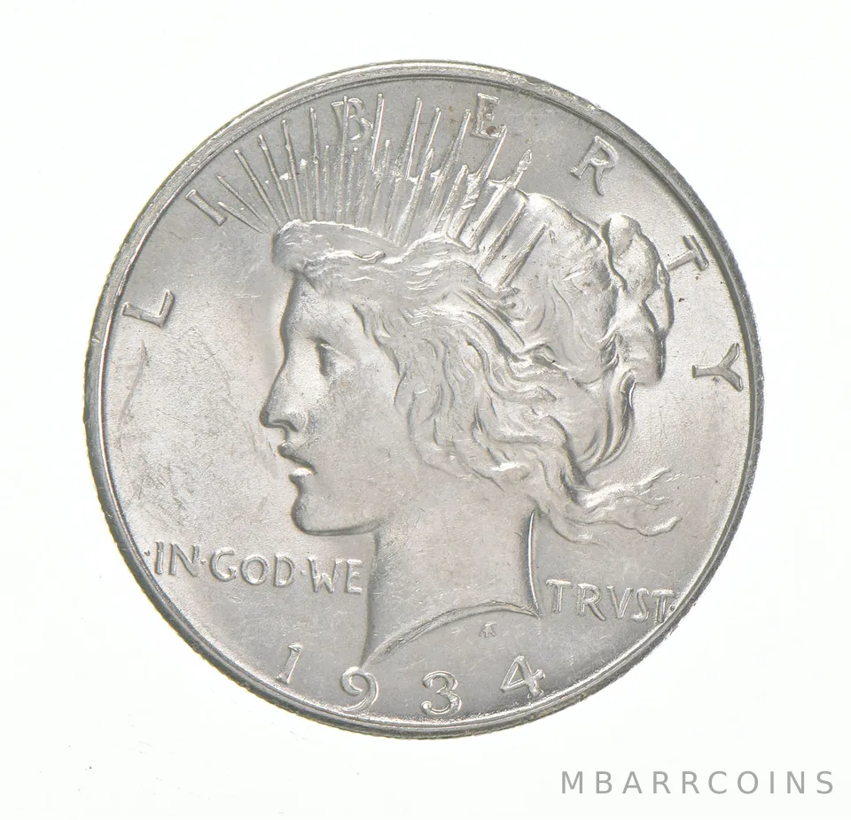 1934-D Peace Silver Dollar a3271