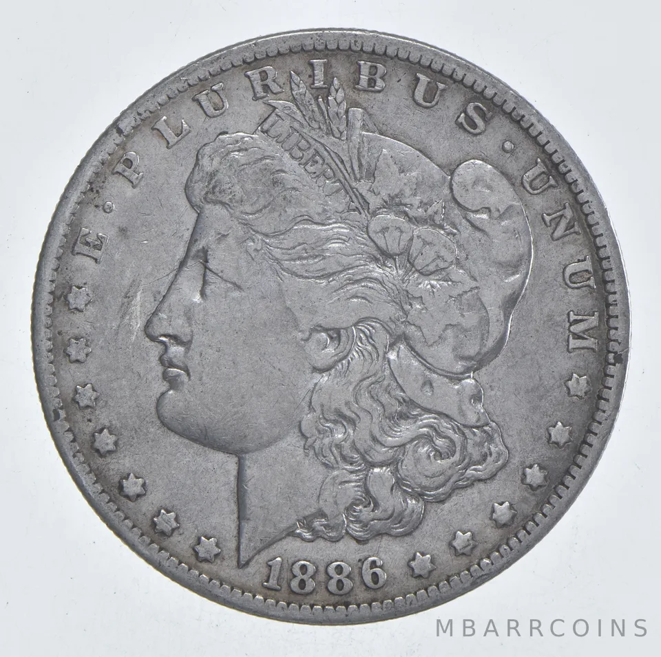Early - 1886-O Morgan Silver Dollar - 90% US Coin *947