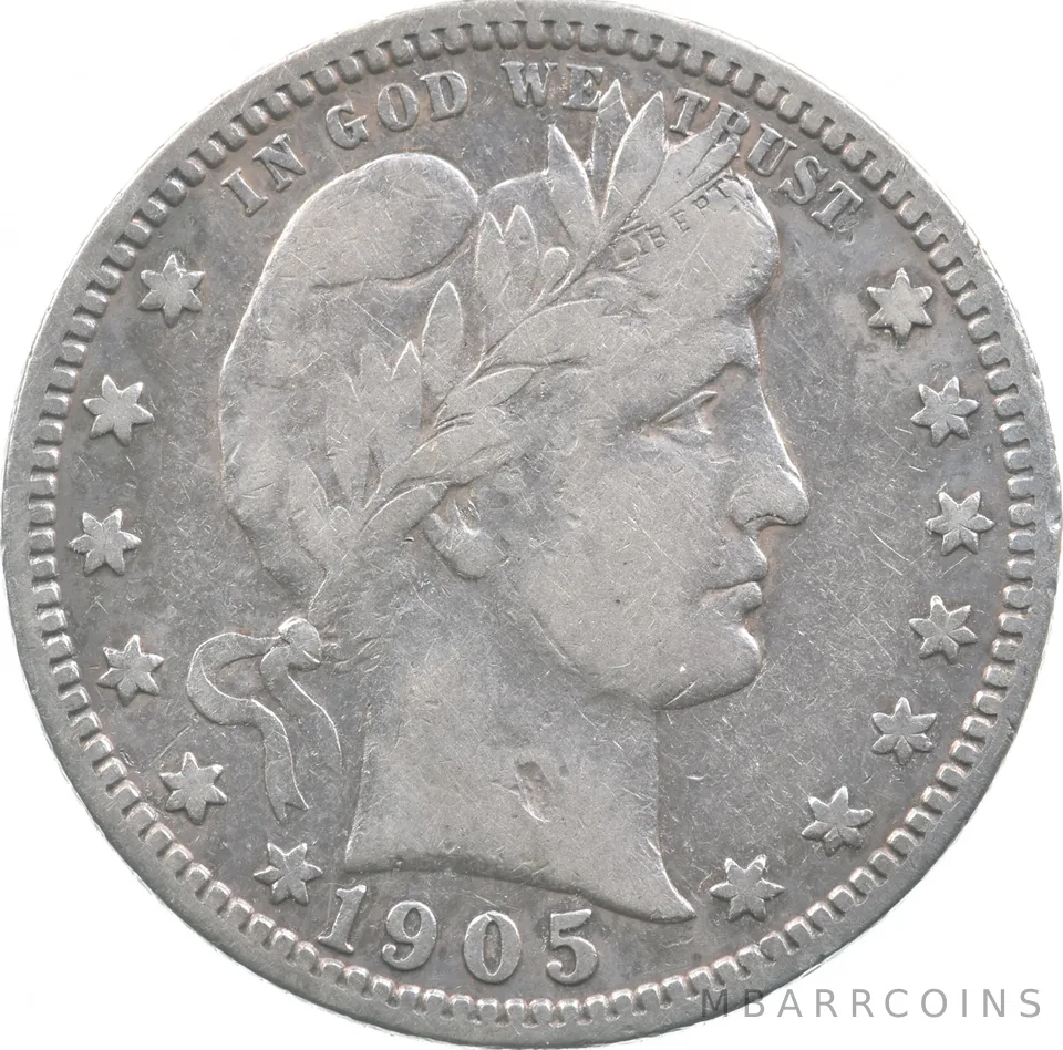 1905-S Barber Quarter *3448