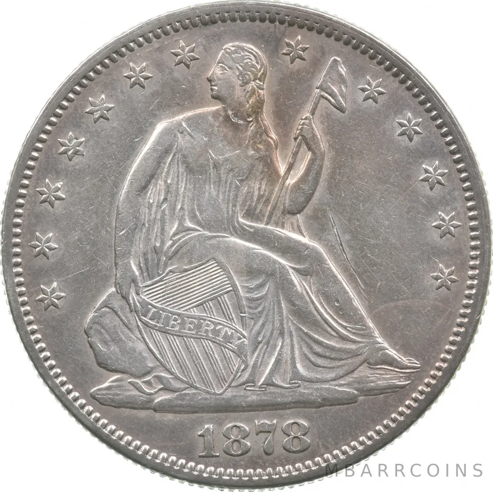 1878 Seated Liberty Half Dollar a3518