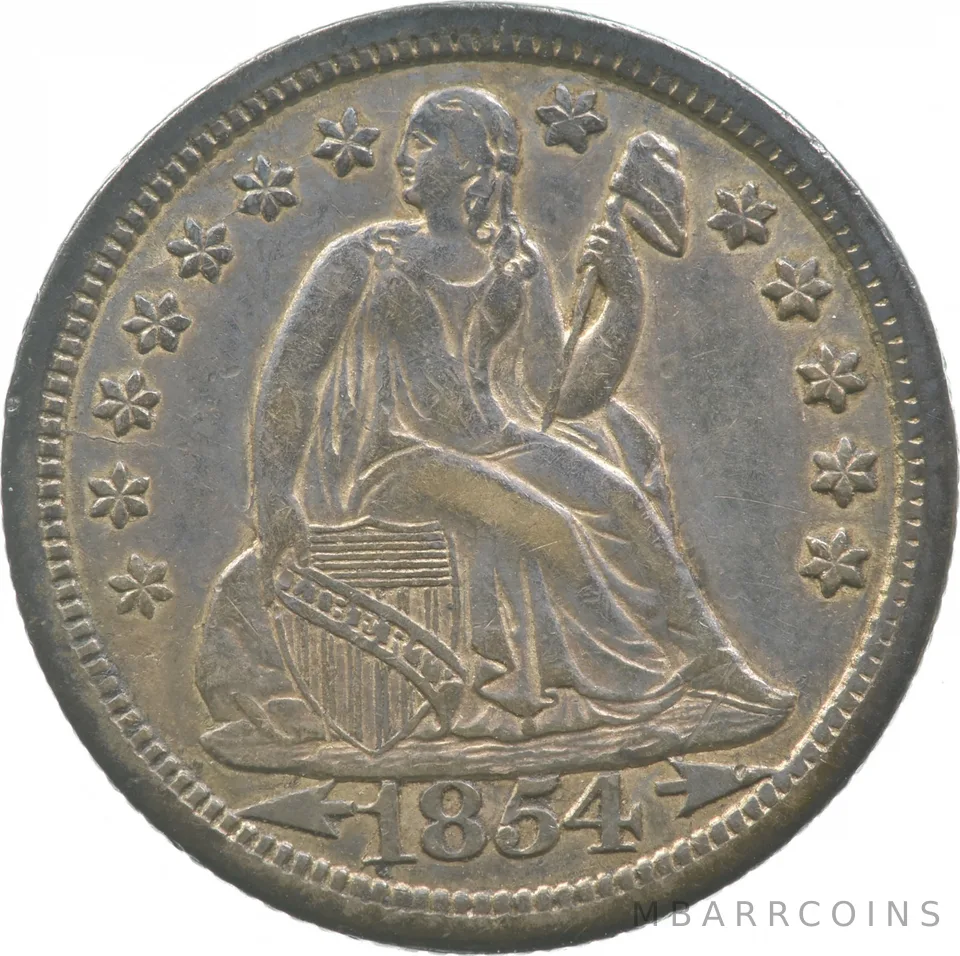 1854-O Seated Liberty Dime *0652