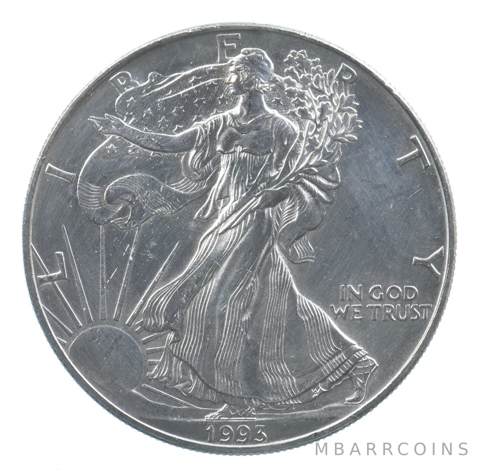 Better Date 1993 American Silver Eagle 1 Troy Oz .999 Fine Silver *705