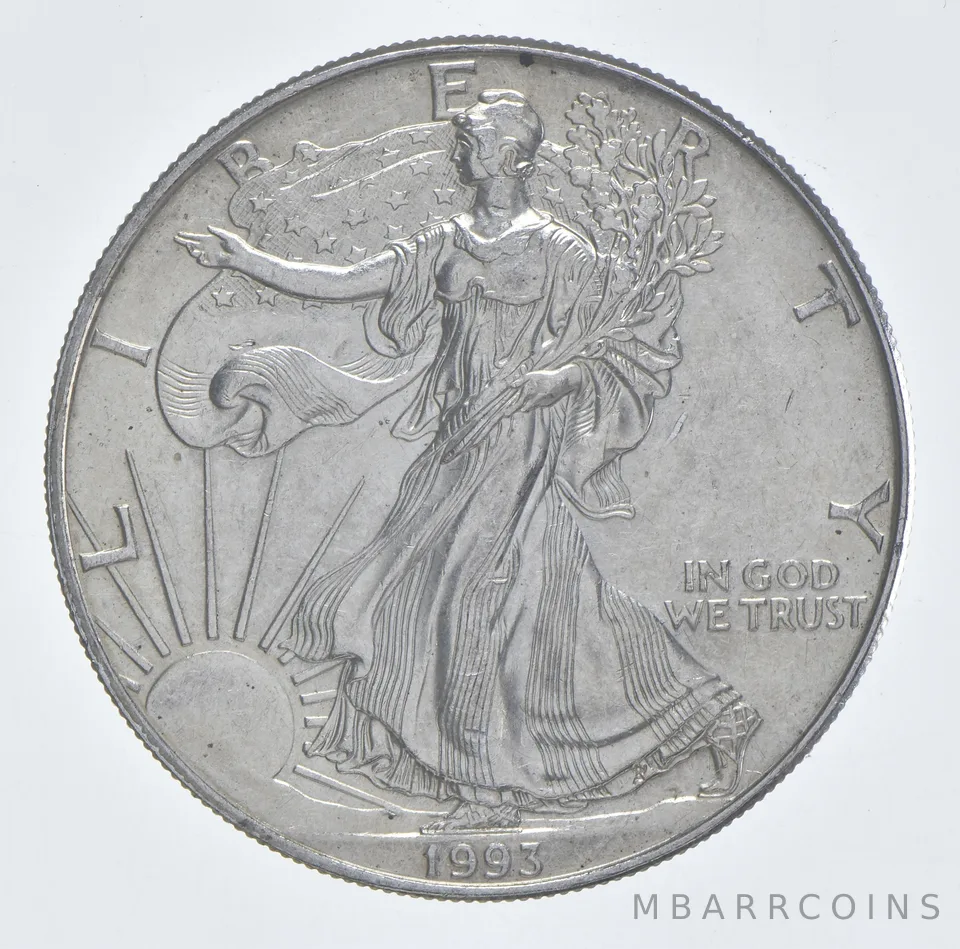 Better Date 1993 American Silver Eagle 1 Troy Oz .999 Fine Silver *020