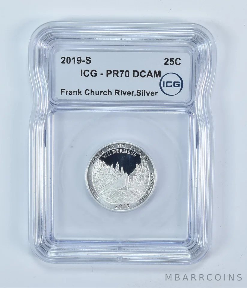 2019-S Washington Quarter ATB Silver Frank Church River PR70 DCAM ICG
