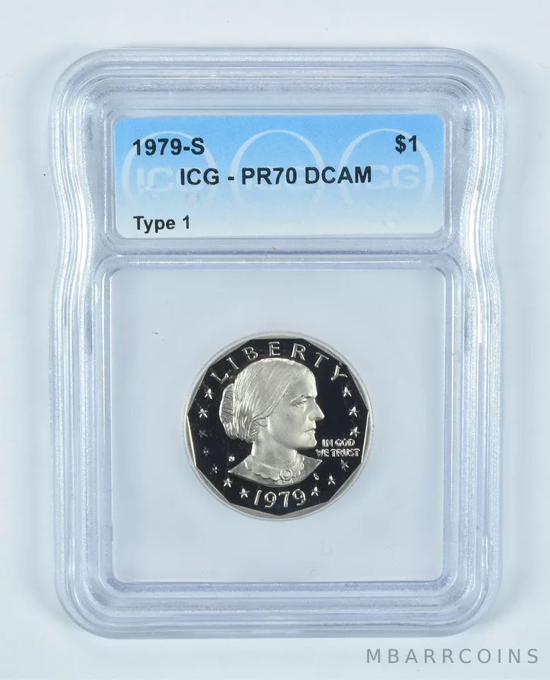 1979-S Susan B Anthony $1 Type 1 PR70 DCAM ICG