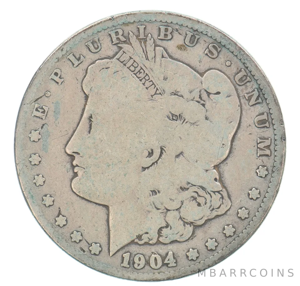 1904-S Morgan Silver Dollar Beautiful Tone *6274