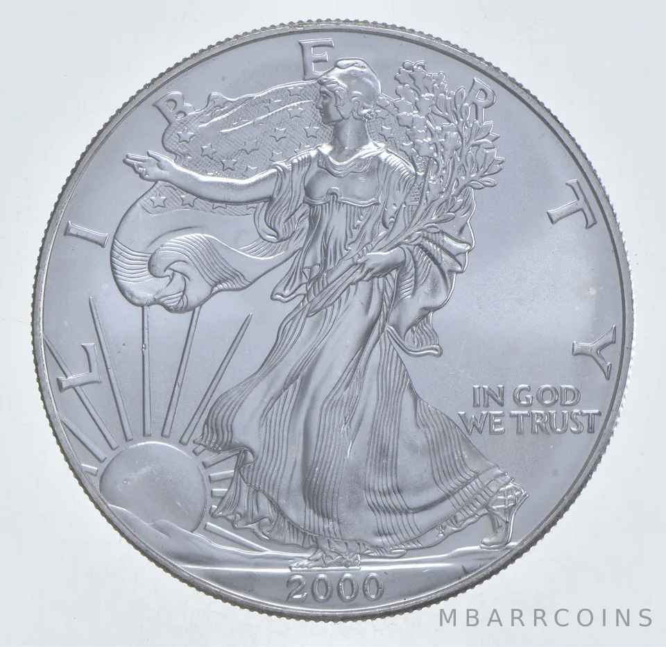 Better Date 2000 American Silver Eagle 1 Troy Oz .999 Fine Silver *353