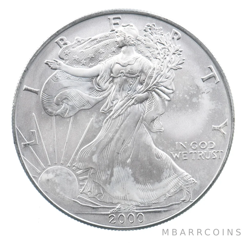 Better Date 2000 American Silver Eagle 1 Troy Oz .999 Fine Silver *690