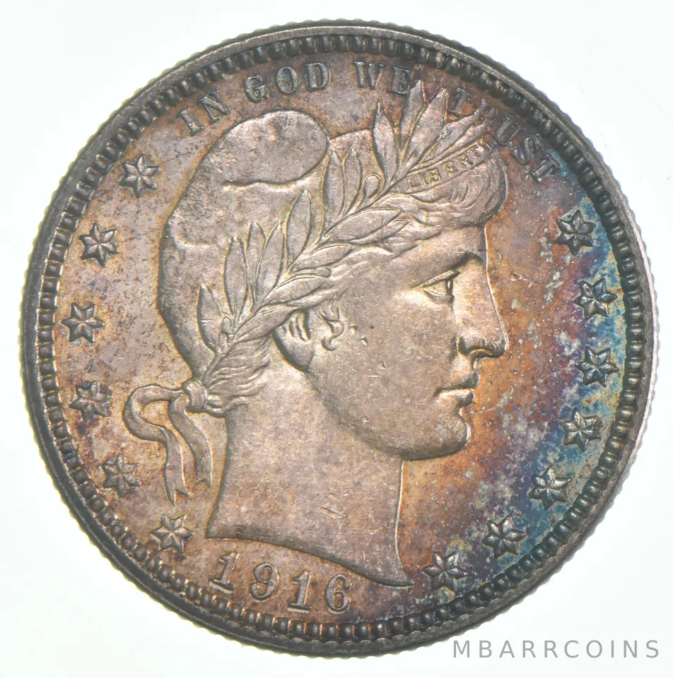 1916-D Barber Quarter a2059