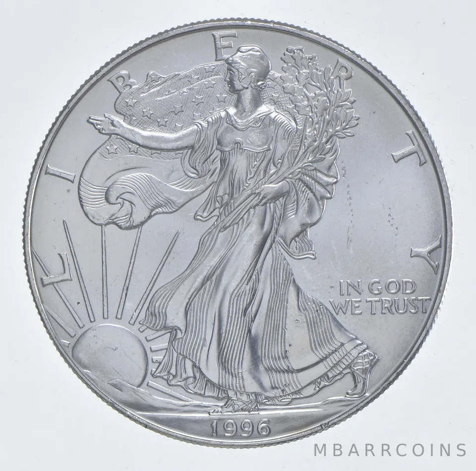 Better Date 1996 American Silver Eagle 1 Troy Oz .999 Fine Silver *186