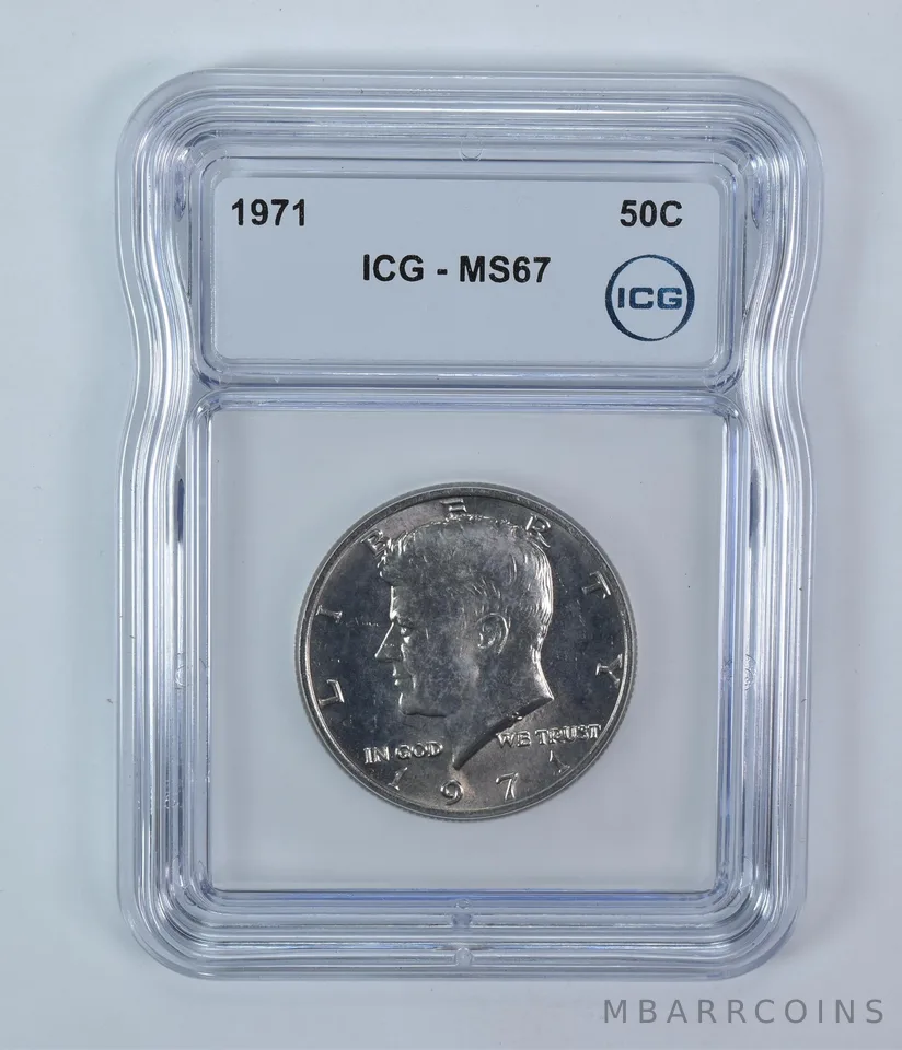 1971 Kennedy Half Dollar MS67 ICG