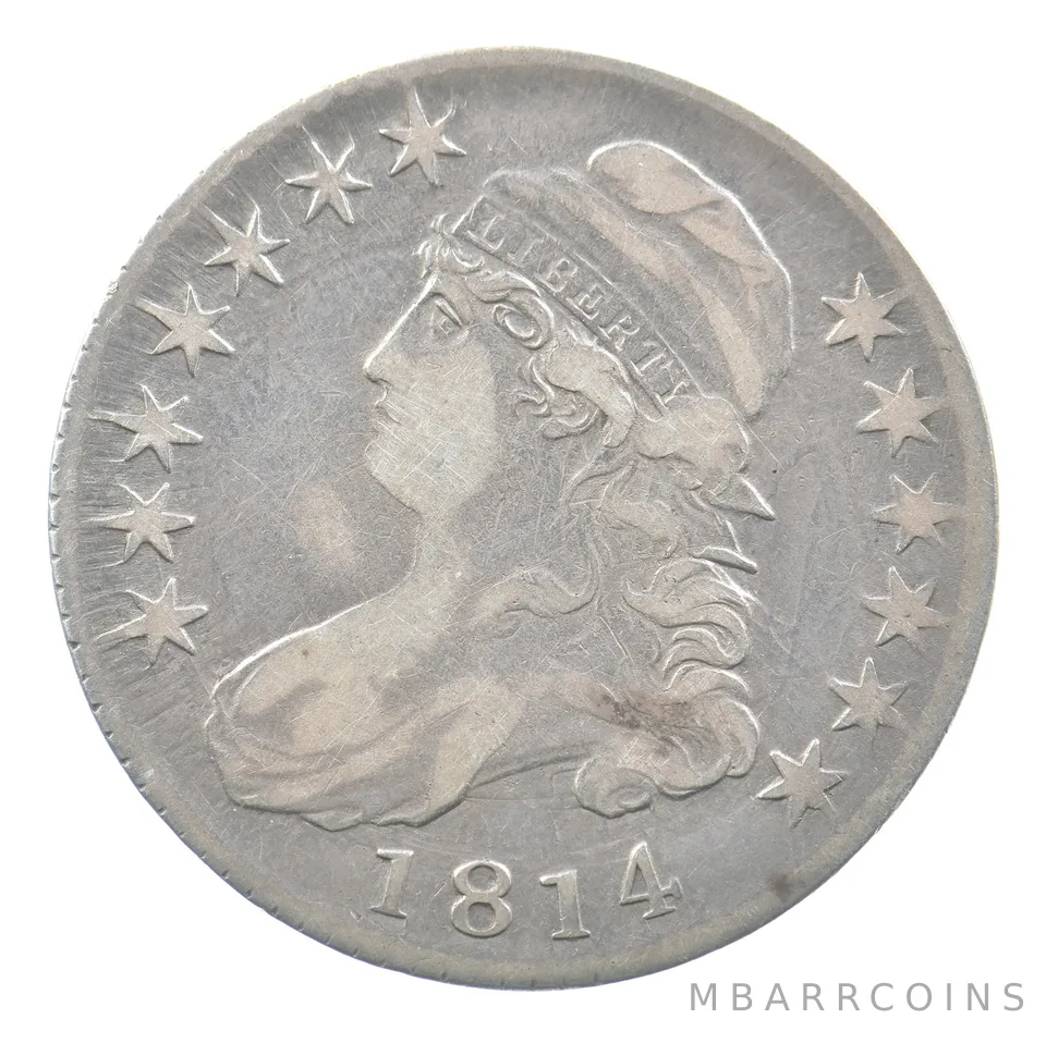 1814 Capped Bust Half Dollar O-108A R1 *5080