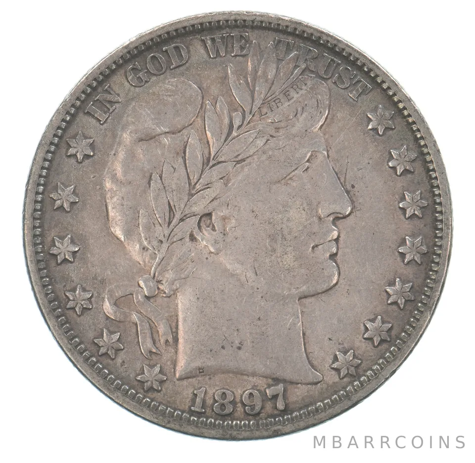 1897 Barber Half Dollar Beautiful Tone *9553