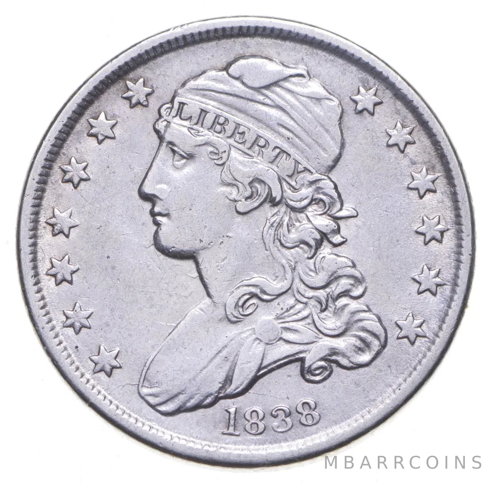 1838 Liberty Cap Quarter *3365