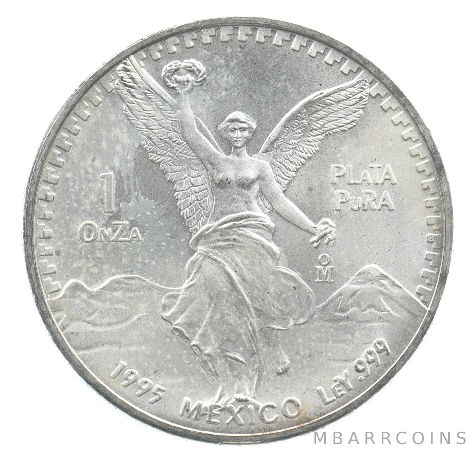 1995 Mo Mexico 1 Onza Silver Libertad *7415