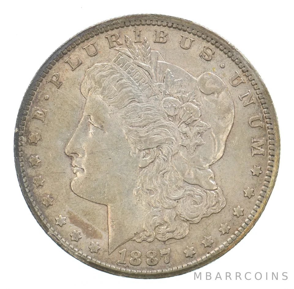 1887-S Morgan Silver Dollar Beautiful Tone *5774