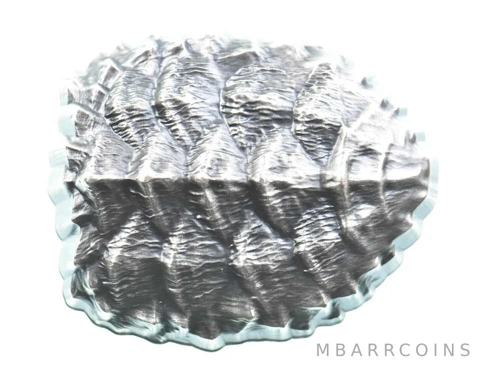 2023 South Korea 2 oz Silver Stackable Snapping Turtle Shell *3400