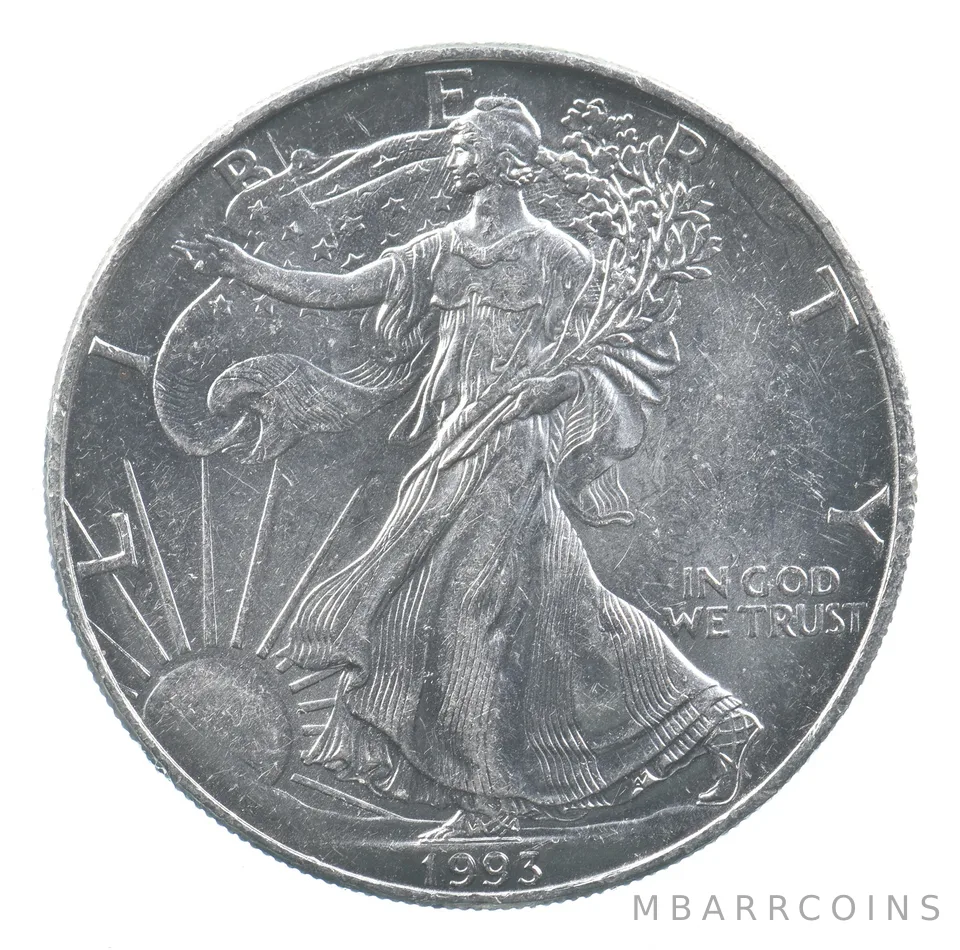 Better Date 1993 American Silver Eagle 1 Troy Oz .999 Fine Silver *685