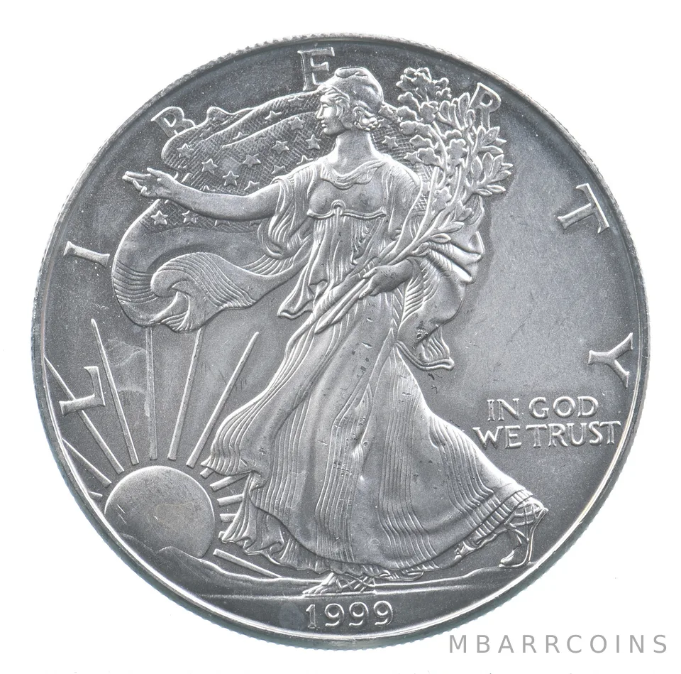 Better Date 1999 American Silver Eagle 1 Troy Oz .999 Fine Silver *856