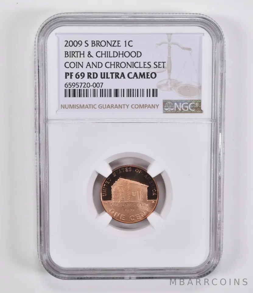 2009-S Lincoln Cent Bronze Birth Childhood Coin Chronicles Set PF69 RD NGC