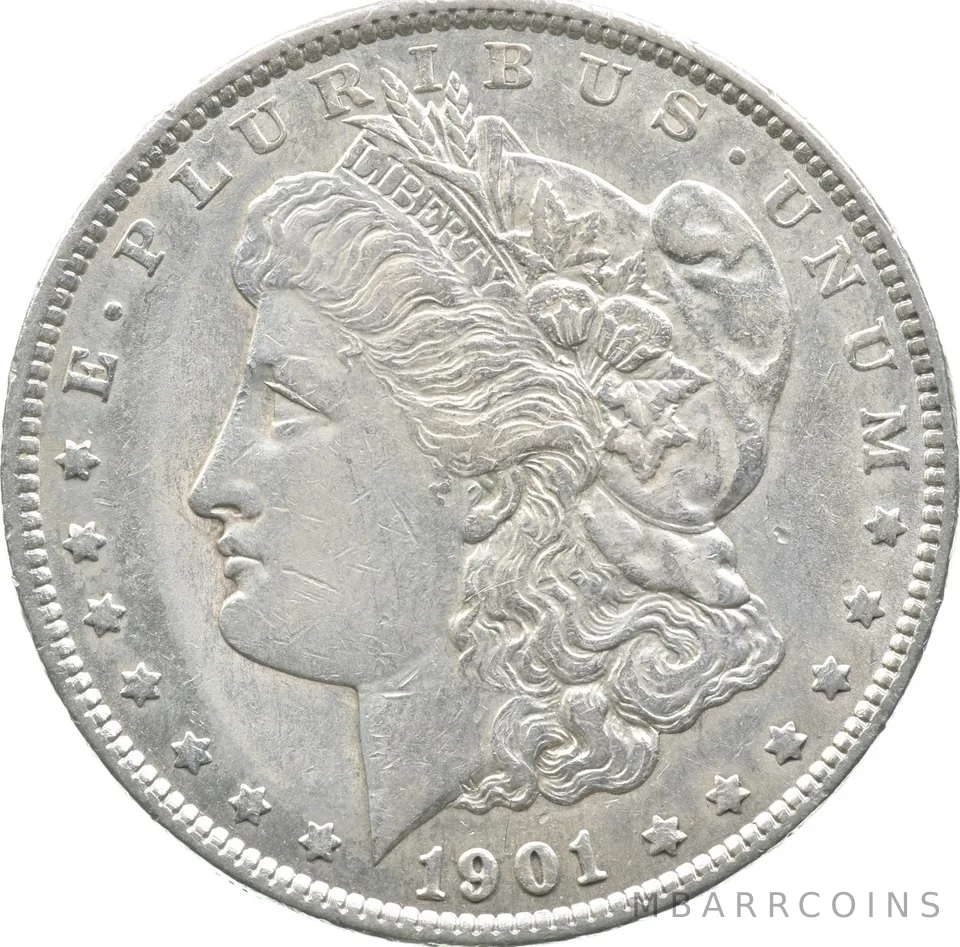 1901 Morgan Silver Dollar a0694