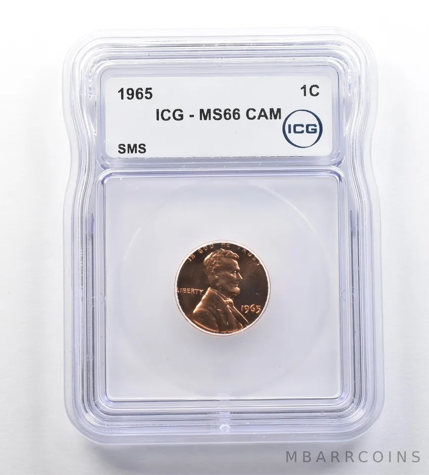 1965 Lincoln Memorial Cent SMS MS66 CAM ICG *7644