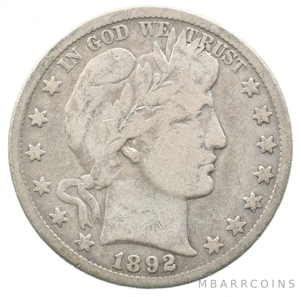 1892-S Barber Half Dollar *6206