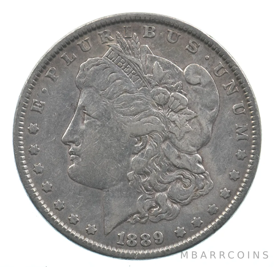 Early - 1889 Morgan Silver Dollar - 90% US Coin *676