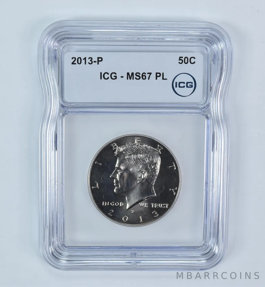 2013-P Kennedy Half Dollar MS67 PL ICG