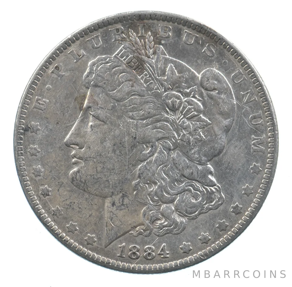 Early - 1884-O Morgan Silver Dollar - 90% US Coin *550