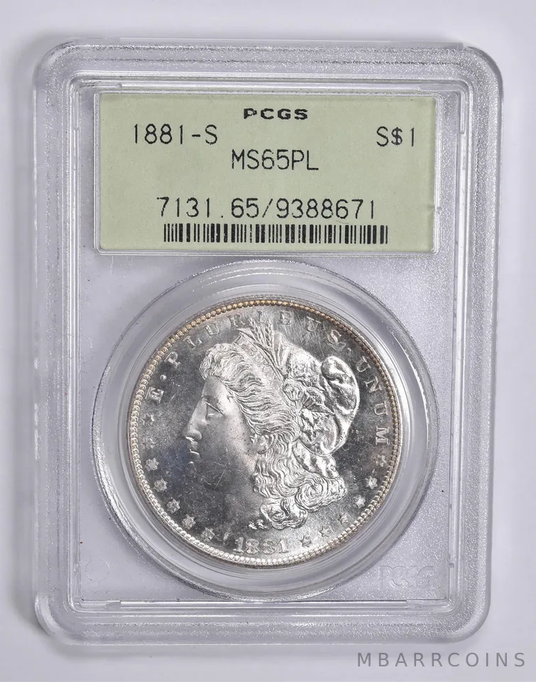 MS65 PL 1881-S Morgan Silver Dollar PCGS OGH Upgrade? *0501