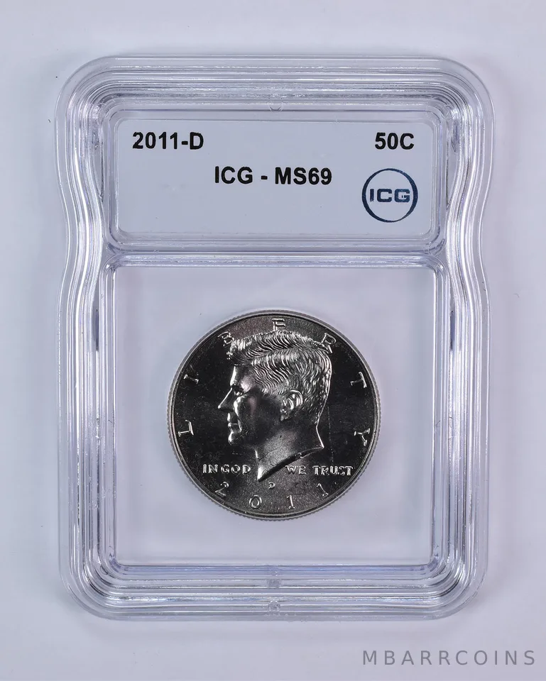 2011-D Kennedy Half Dollar MS69 ICG