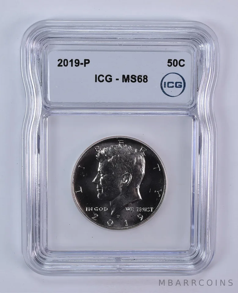 2019-P Kennedy Half Dollar MS68 ICG